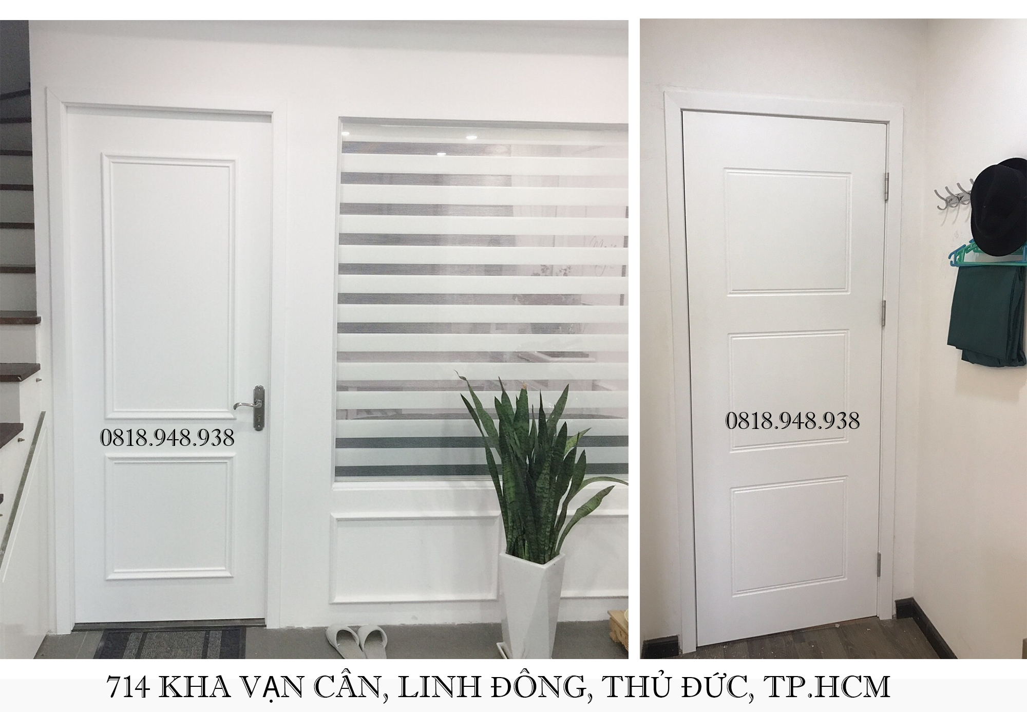 Mẫu cửa nhựa giả gỗ Composite