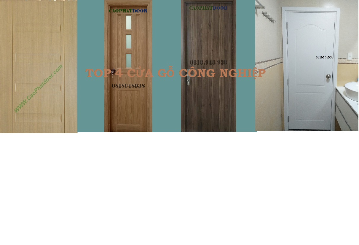 TOP 4 CỬA GỖ CÔNG NGHIÊP