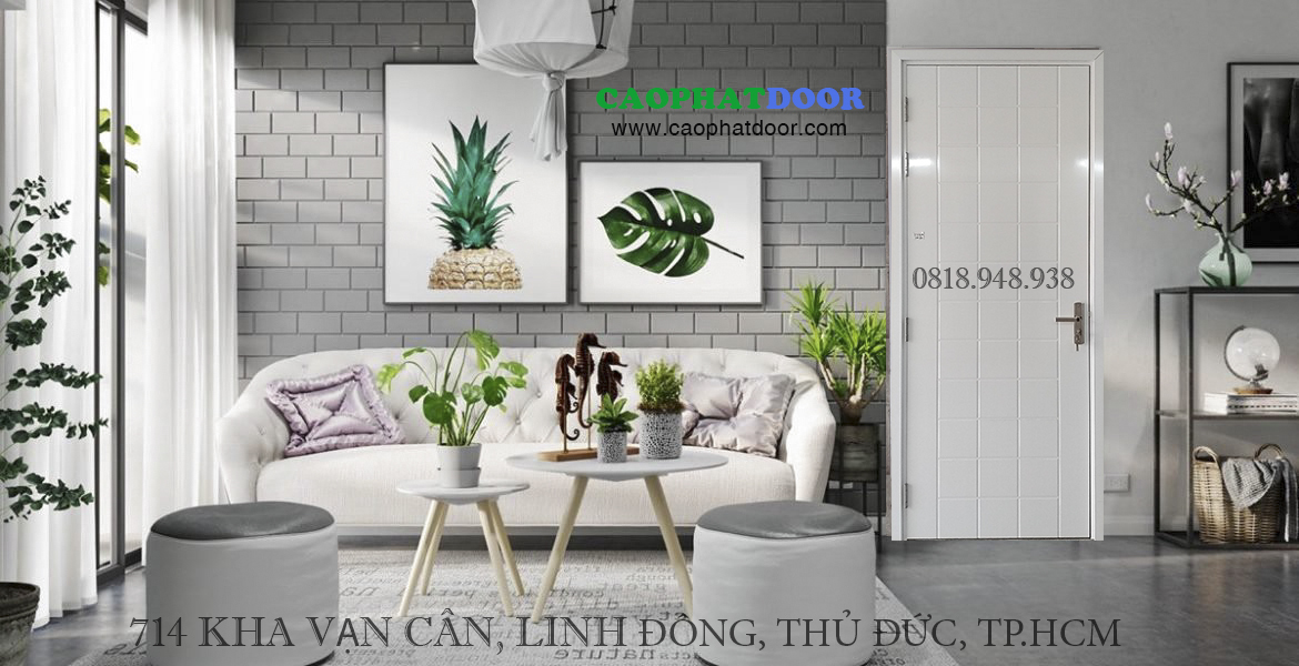 Cửa phòng bằng nhựa Composite dòng Luxury 