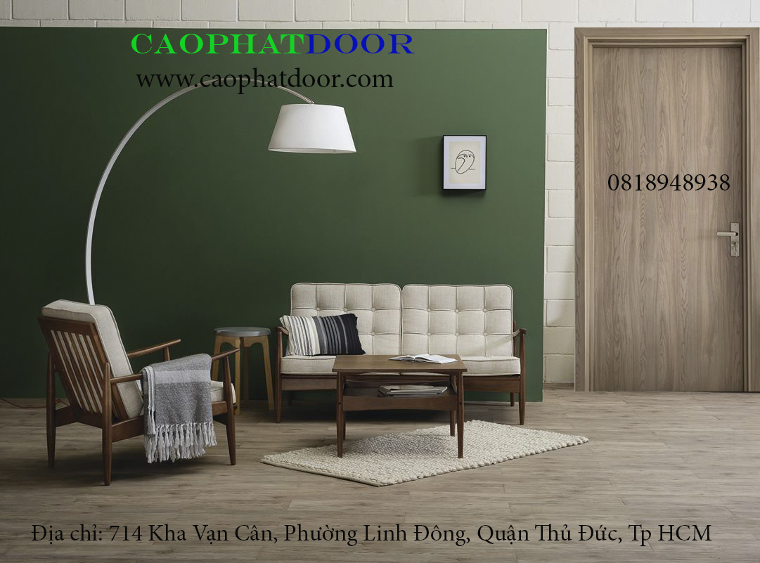 Cửa gỗ MDF Melamine dành cho phòng ngủ.