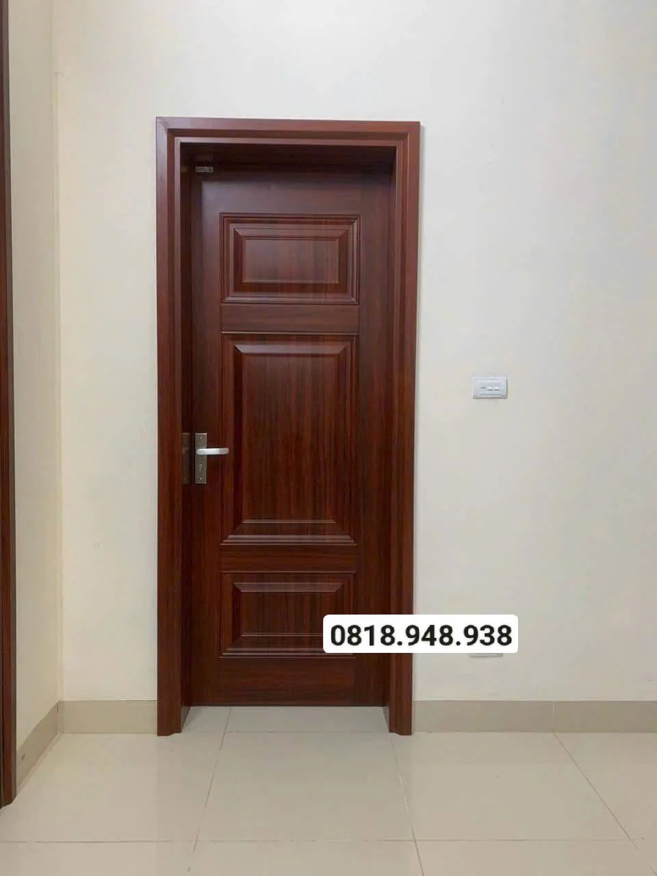 Cửa Thép Vân Gỗ 1 cánh.